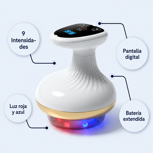 Masajeador Eléctrico Anticelulítico con Ventosas y Calor